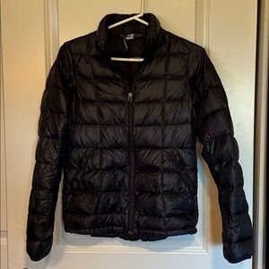 REI Black Down Lightweight Puffer Jacket Small